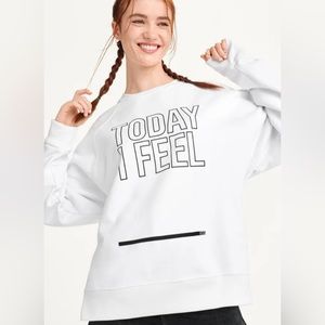 DKNY Today I Feel Sweatshirt SIZE XS